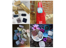 Stickserie - 95 Handmade Tags Labels